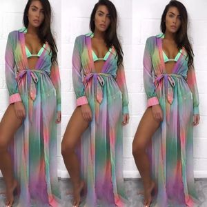2021 New Summer Sexy Beach Cover Up Women Dress Tu